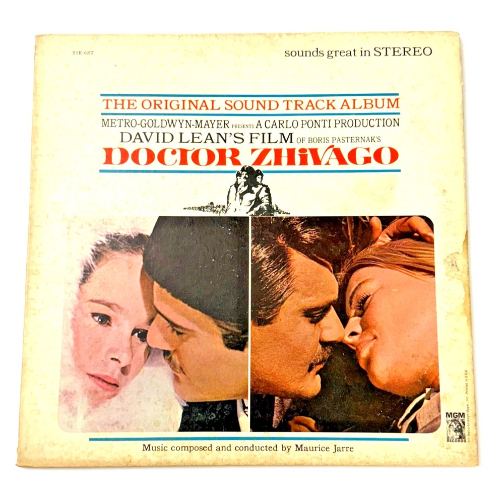 Doctor Zhivago‎ Original Soundtrack LP Maurice Jarre MGM Stereo Vinyl